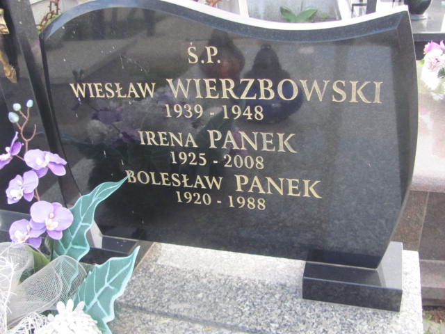 Irena Panek 1924 Końskie - Grobonet - Wyszukiwarka osób pochowanych