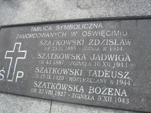 Tadeusz Szatkowski 1920 Końskie parafialny - Grobonet - Wyszukiwarka osób pochowanych