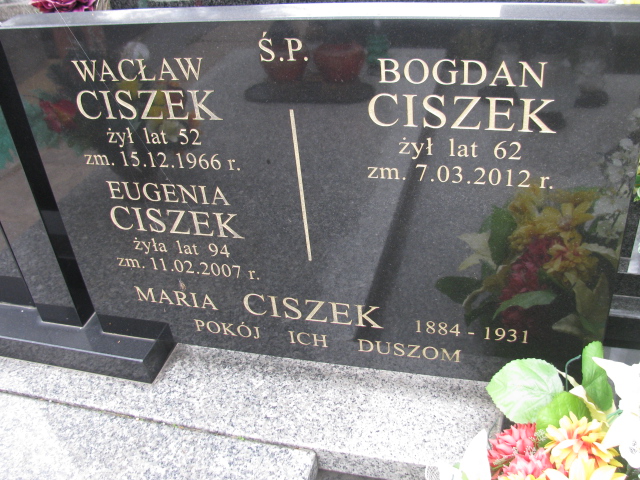 Wacław Ciszek Końskie - Grobonet - Wyszukiwarka osób pochowanych