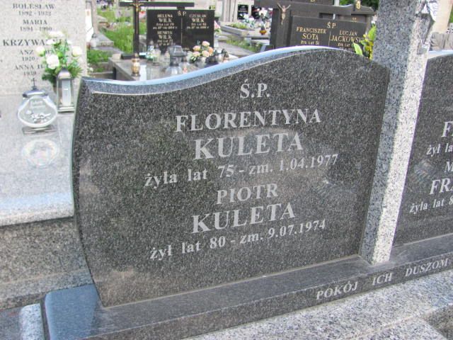 Florentyna Kuleta Końskie - Grobonet - Wyszukiwarka osób pochowanych