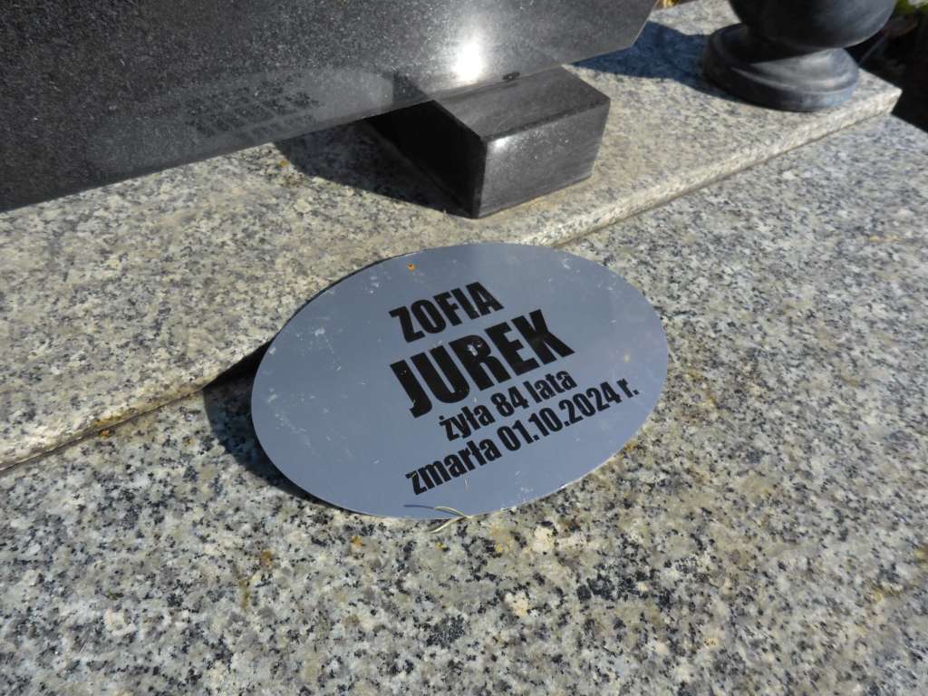 Zofia Jurek 1939 Końskie - Grobonet - Wyszukiwarka osób pochowanych