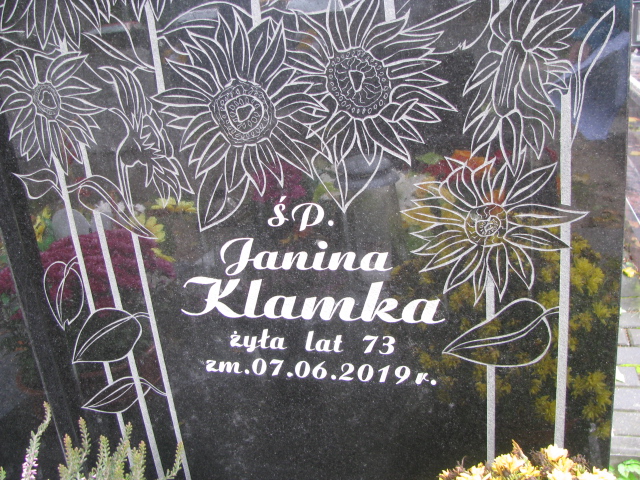 Janina Klamka 1946 Końskie - Grobonet - Wyszukiwarka osób pochowanych