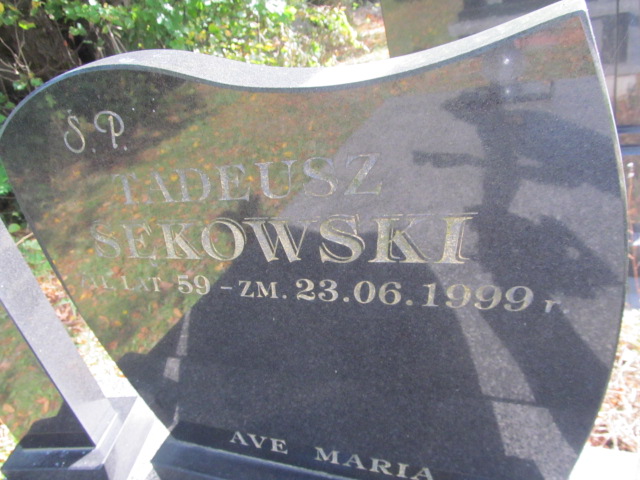 Tadeusz Sekowski Końskie - Grobonet - Wyszukiwarka osób pochowanych