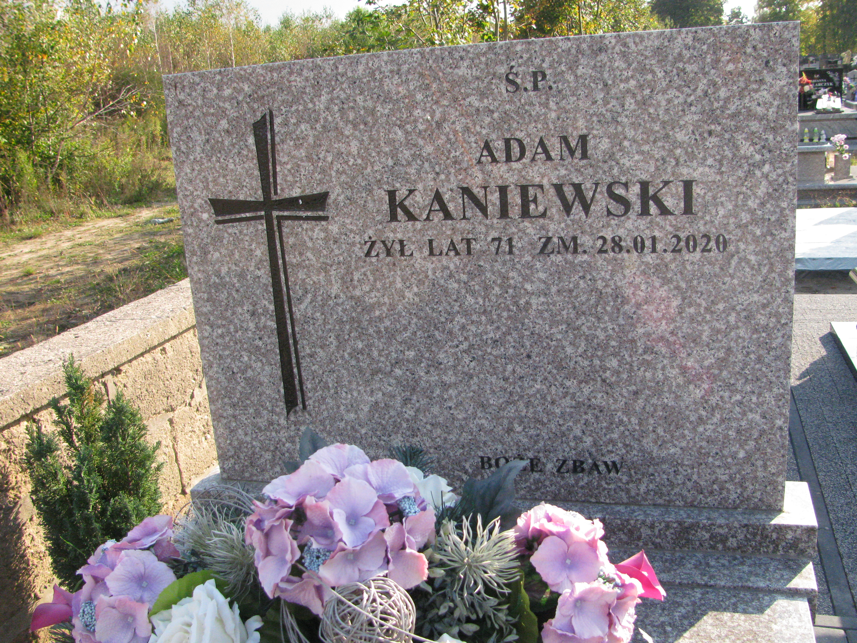 Adam Kaniewski 1949 Końskie - Grobonet - Wyszukiwarka osób pochowanych