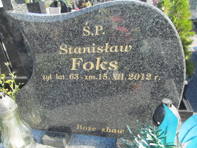 Stanisław Foks Końskie - Grobonet - Wyszukiwarka osób pochowanych