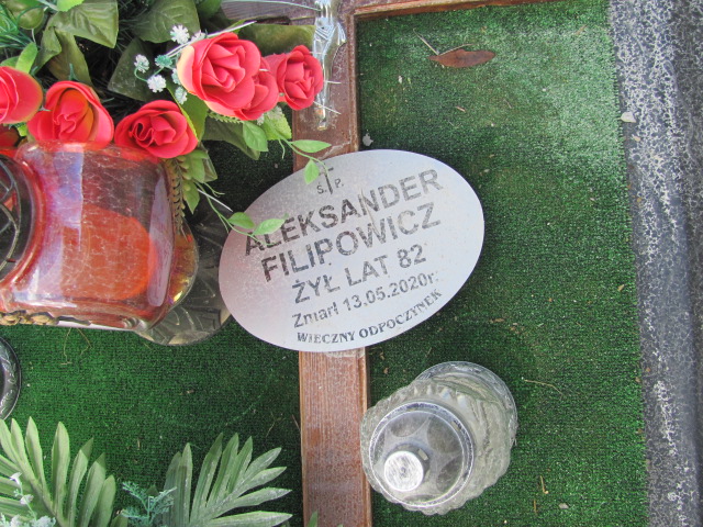 Aleksander Filipowicz 1938 Końskie - Grobonet - Wyszukiwarka osób pochowanych