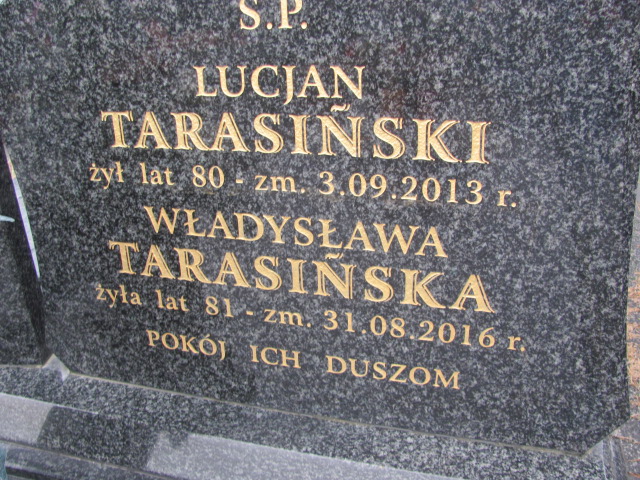 Władysława Tarasińska 1931 Końskie - Grobonet - Wyszukiwarka osób pochowanych